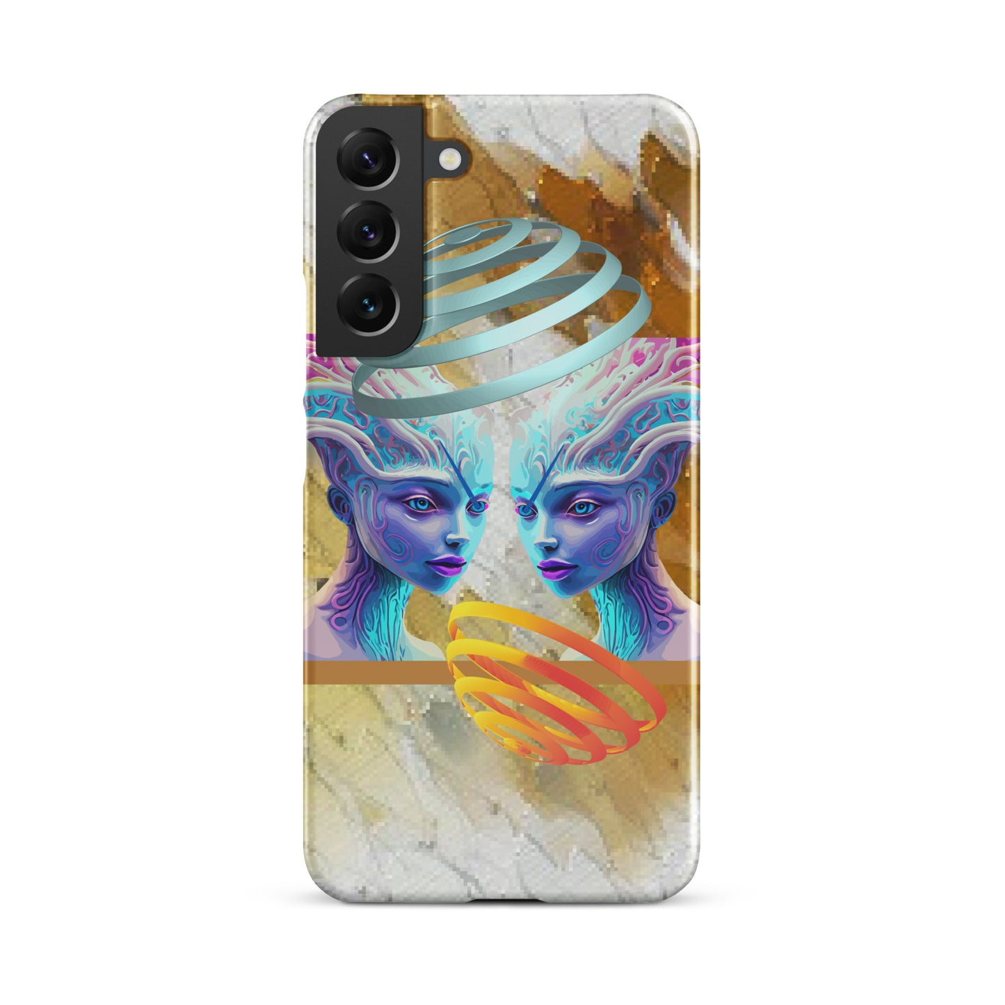 Snap case for Samsung® Kukloso Space Faces No 19 - Free Shipping - Free Shipping