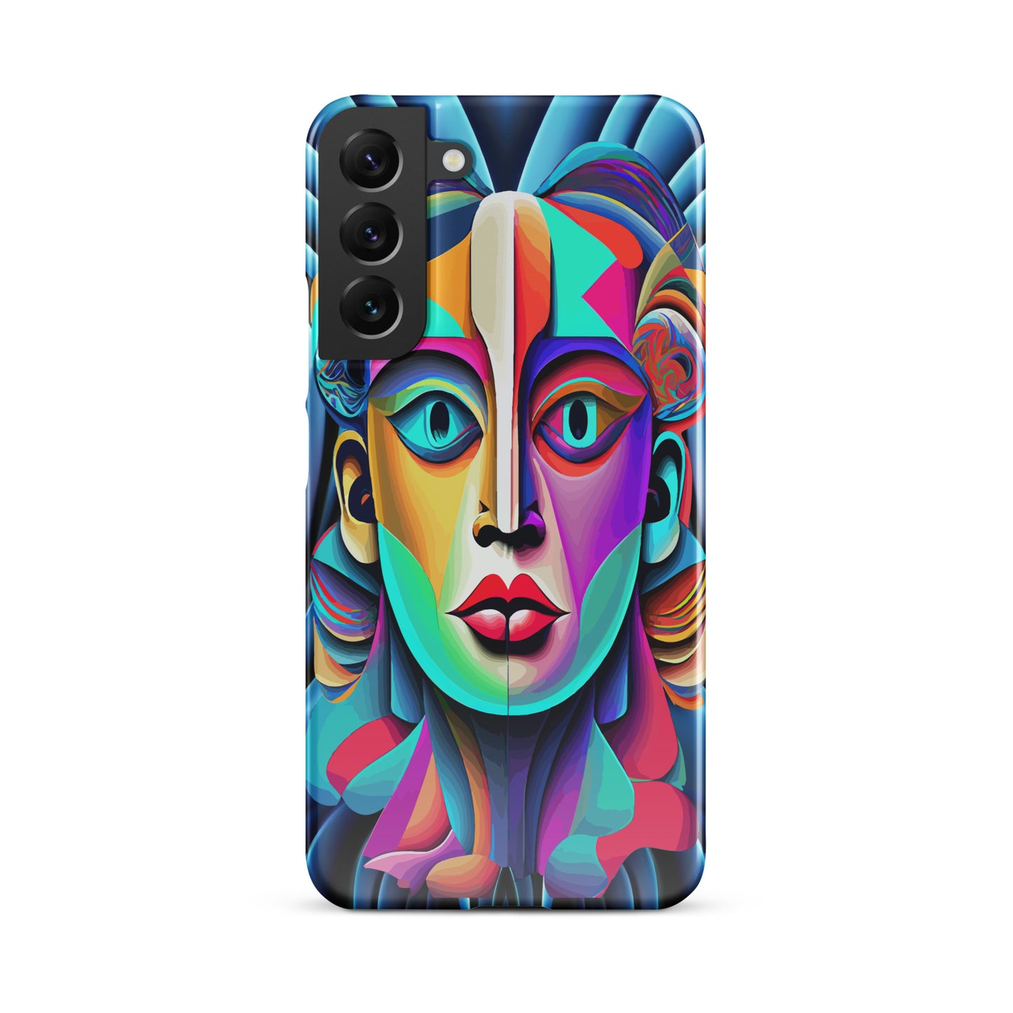 Snap case for Samsung® Kukloso Cubist Faces No 39 - Free Shipping