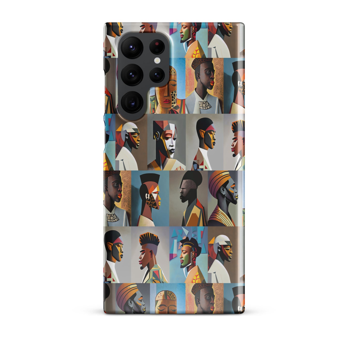 Snap case for Samsung® Kukloso Cubist Faces No 23 - Free Shipping