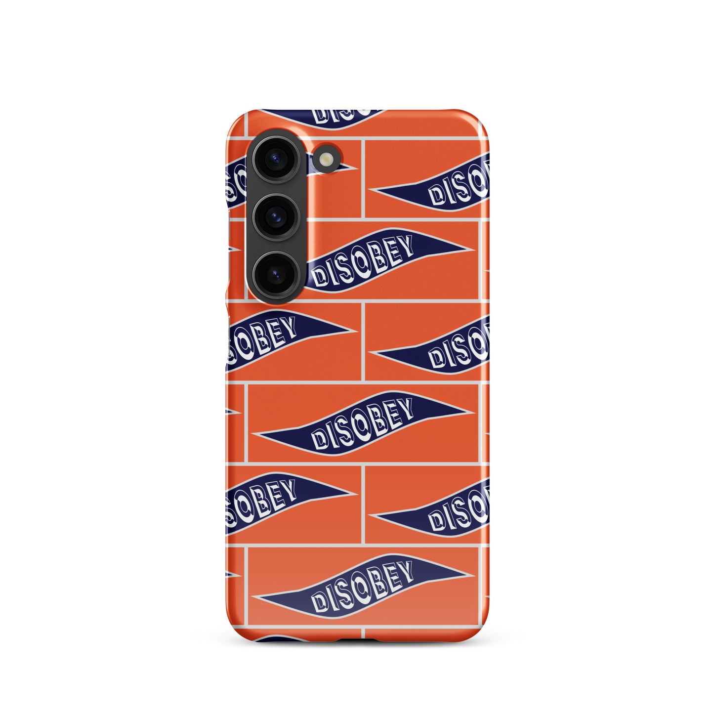 Snap case for Samsung® Kukloso Disobey Orange - Free Shipping