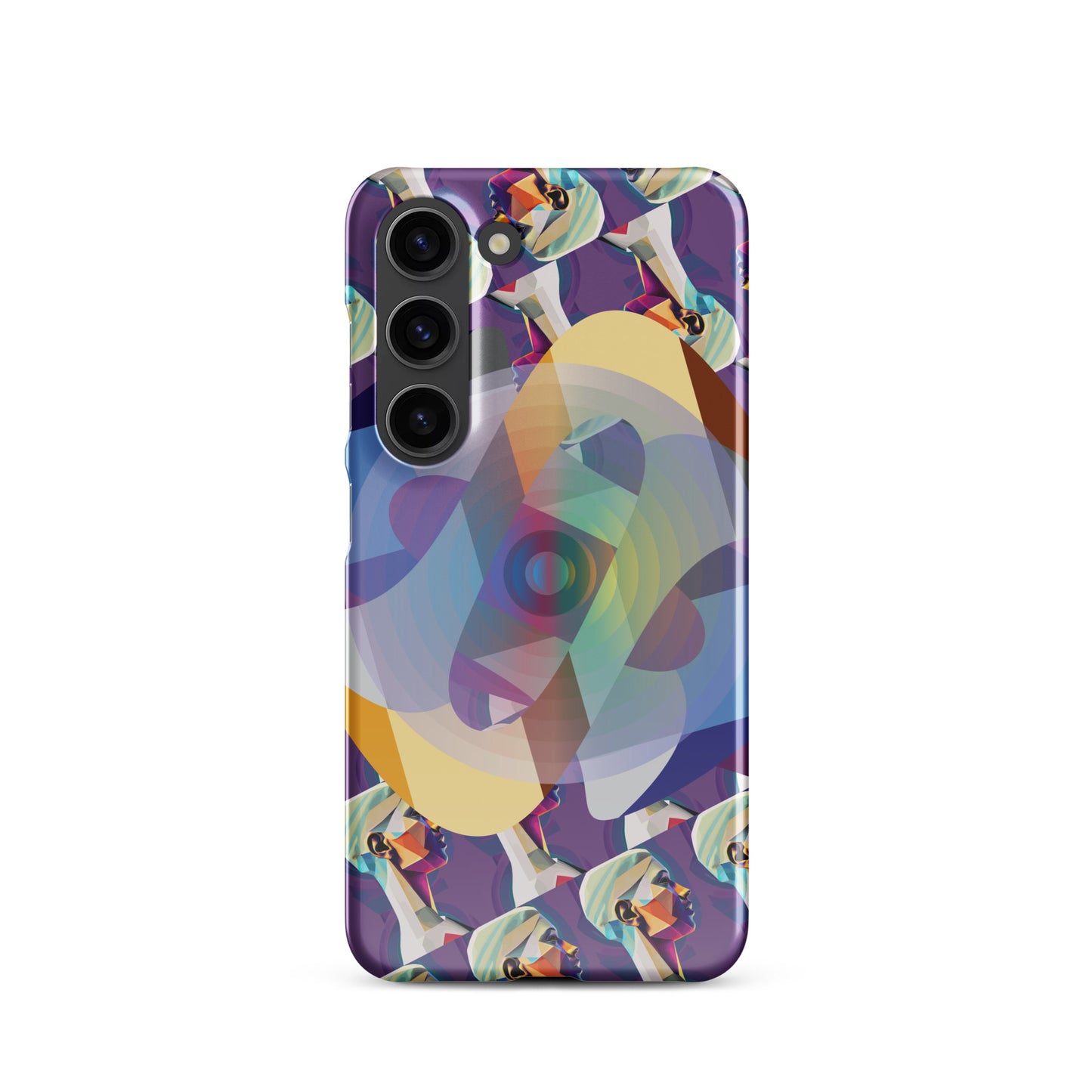 Snap case for Samsung® Kukloso Cubist Face Collage No 1 - Free