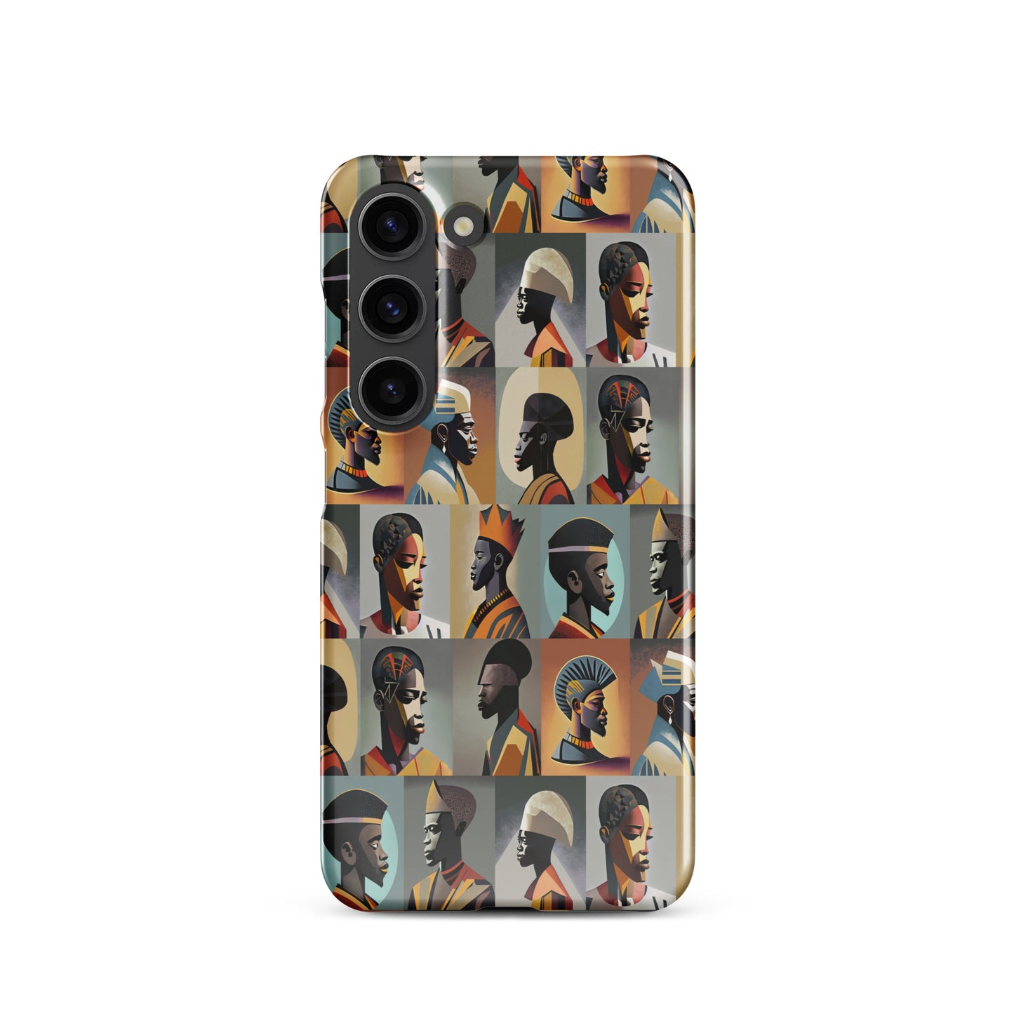 Snap case for Samsung® Kukloso Cubist Faces Collage No 24 - Free Shipping