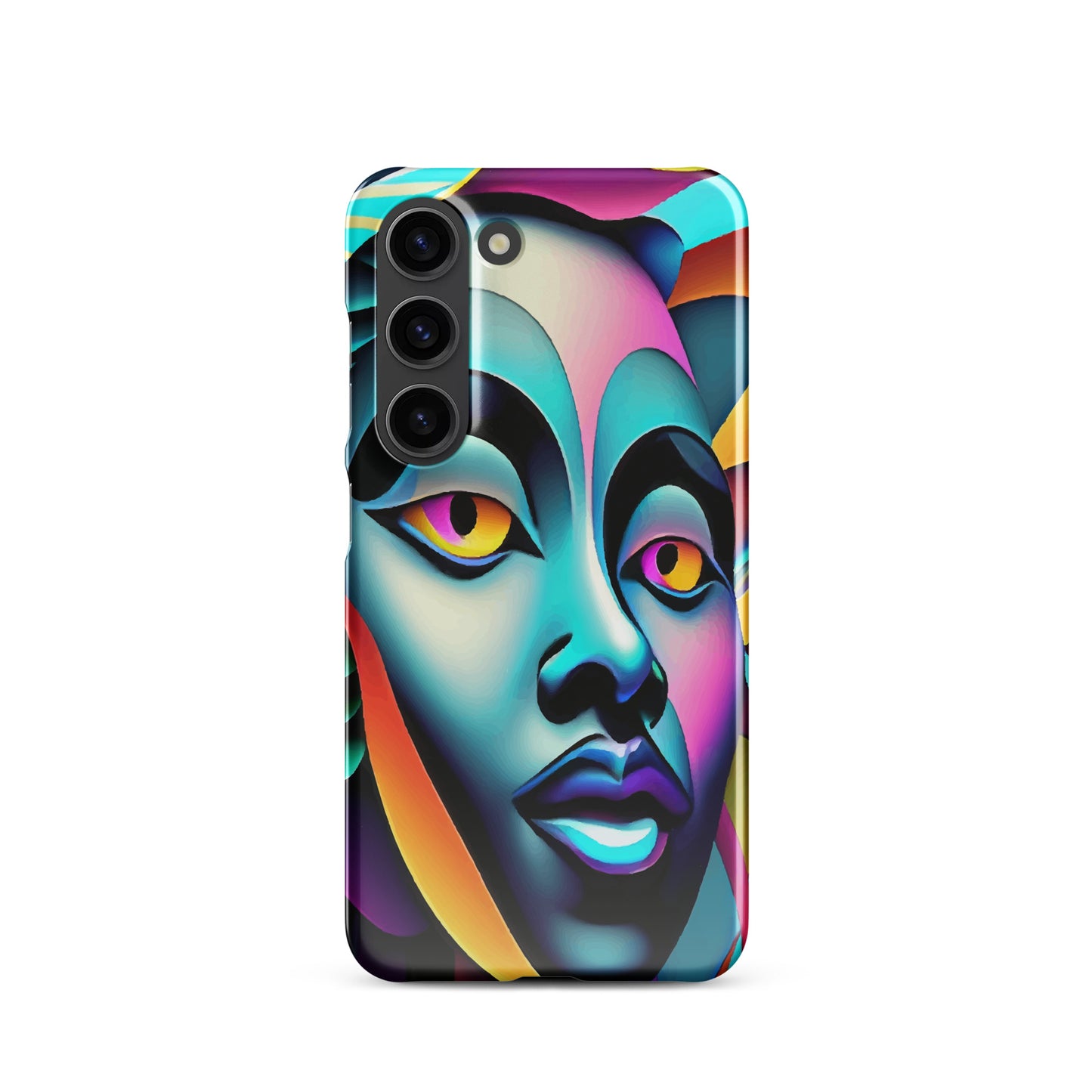 Snap case for Samsung® Kukloso Cubist Faces No 2 - Free Shipping