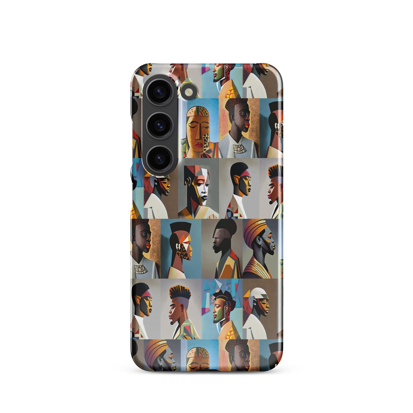 Snap case for Samsung® Kukloso Cubist Faces No 23 - Free Shipping