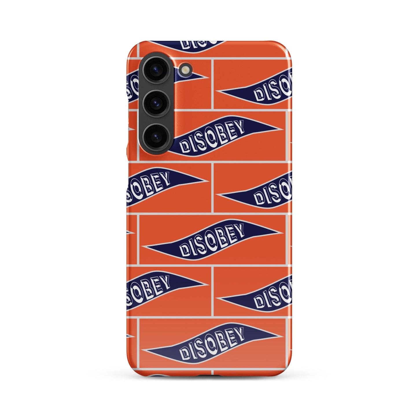 Snap case for Samsung® Kukloso Disobey Orange - Free Shipping