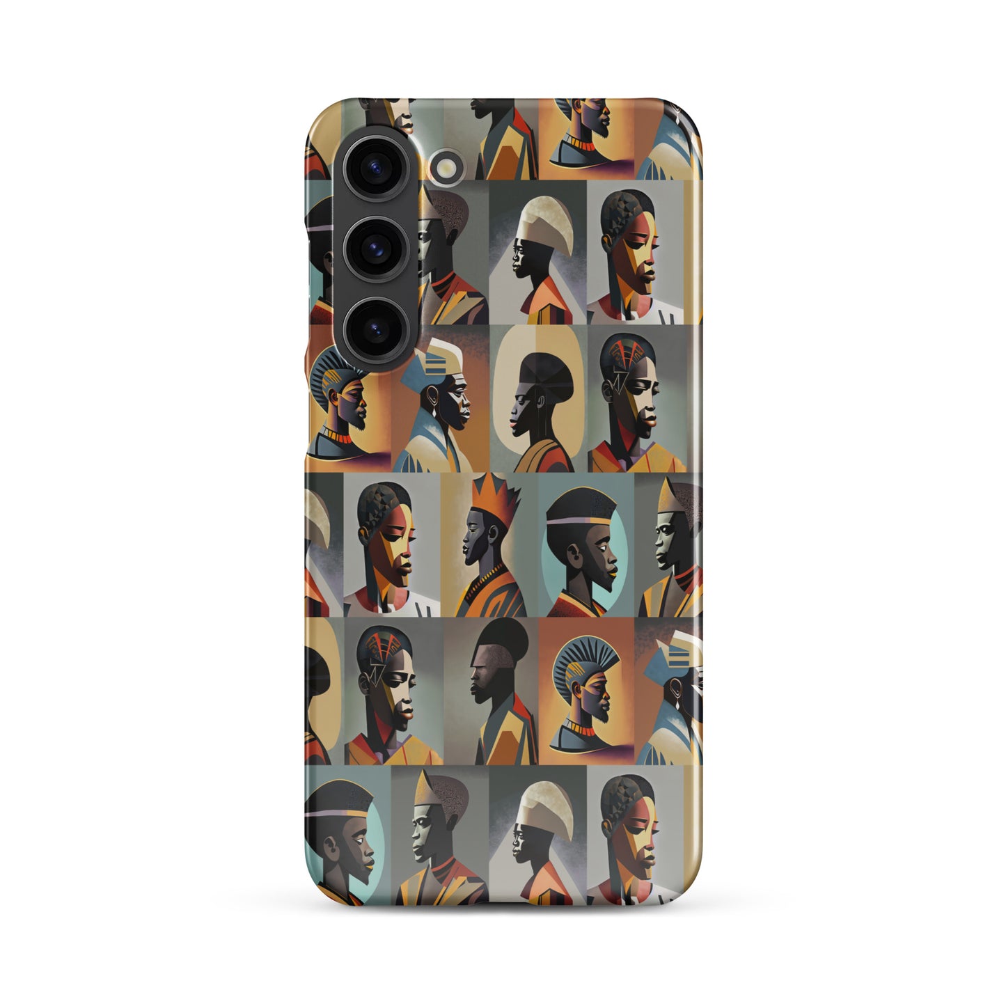 Snap case for Samsung® Kukloso Cubist Faces Collage No 24 - Free Shipping