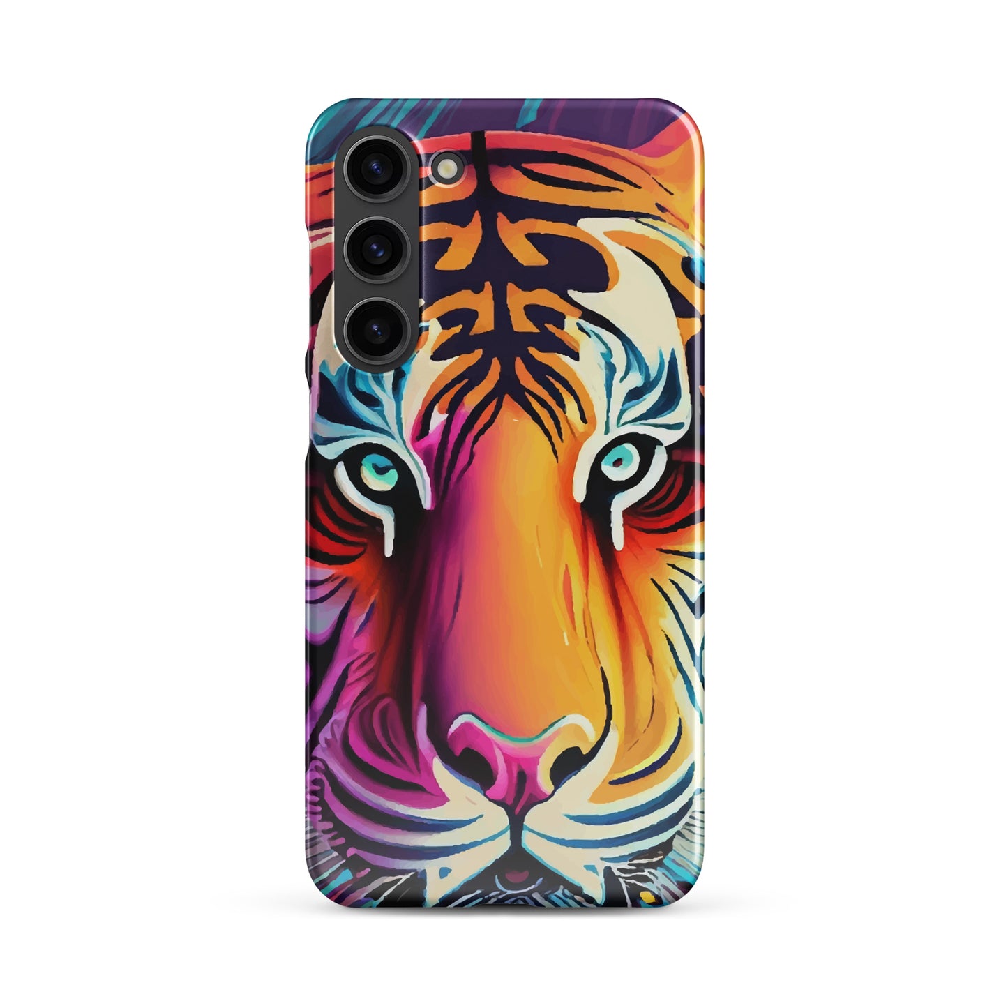 Snap case for Samsung® Kukloso Cubist Faces Mr. Tiger - Free Shipping