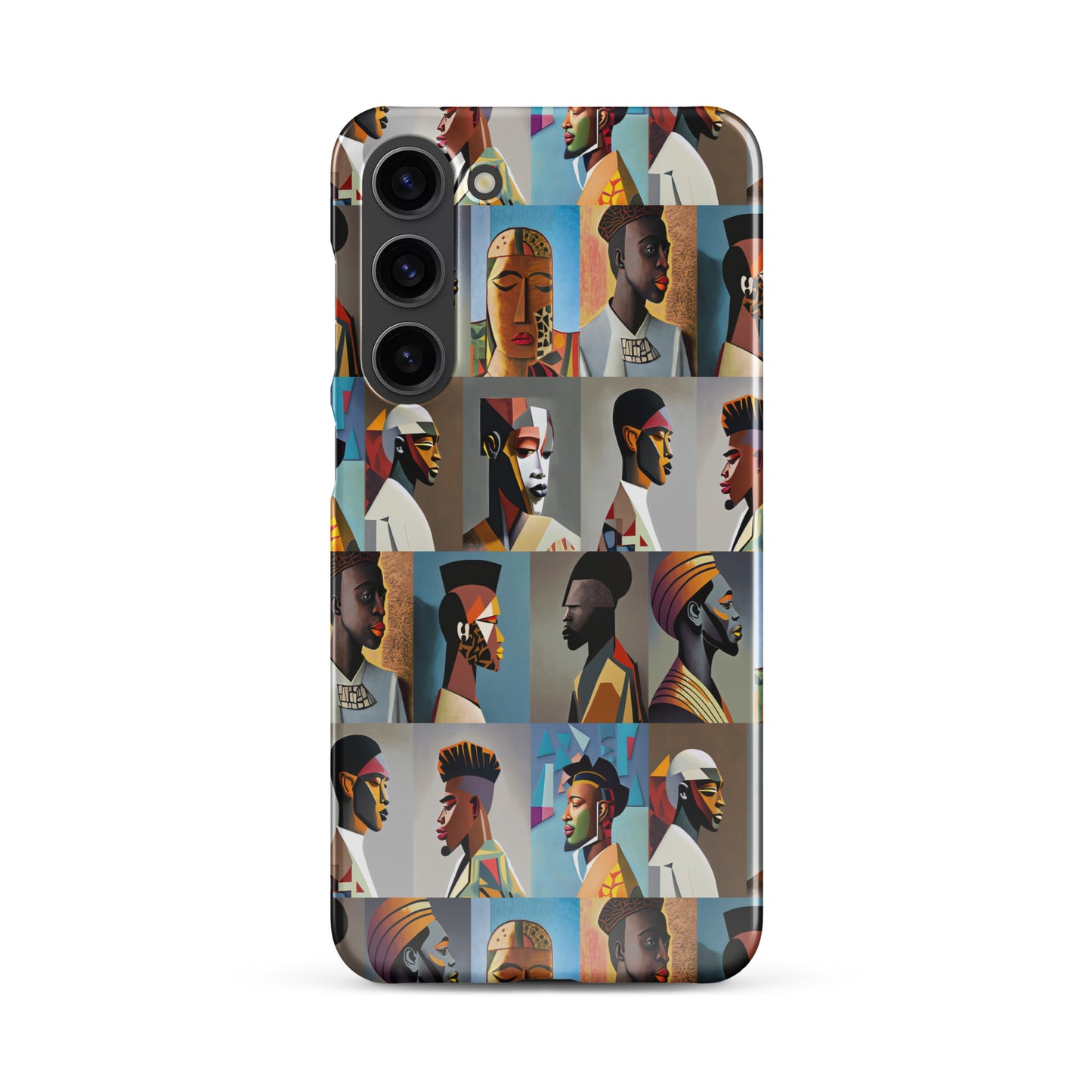 Snap case for Samsung® Kukloso Cubist Faces No 23 - Free Shipping