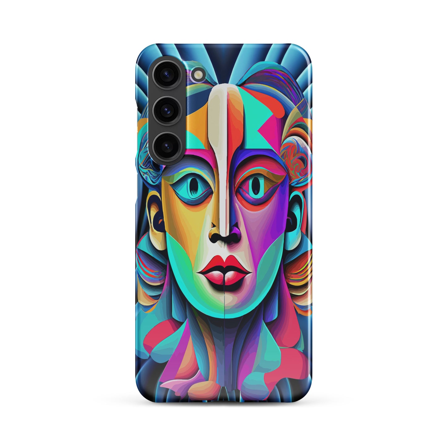 Snap case for Samsung® Kukloso Cubist Faces No 39 - Free Shipping