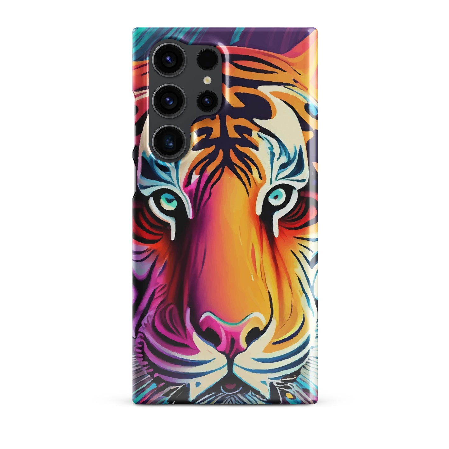 Snap case for Samsung® Kukloso Cubist Faces Mr. Tiger - Free Shipping