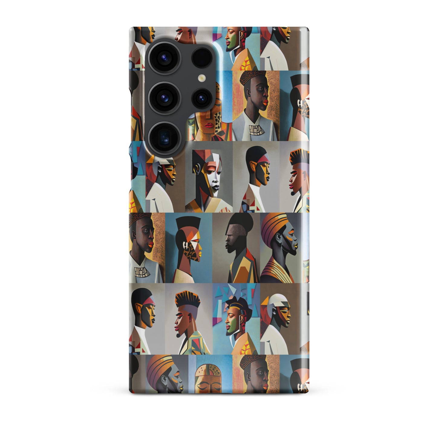 Snap case for Samsung® Kukloso Cubist Faces No 23 - Free Shipping