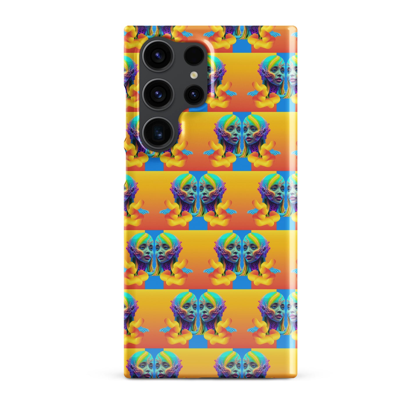 Snap case for Samsung® Kukloso Space Faces No 17 - Free Shipping - Free Shipping