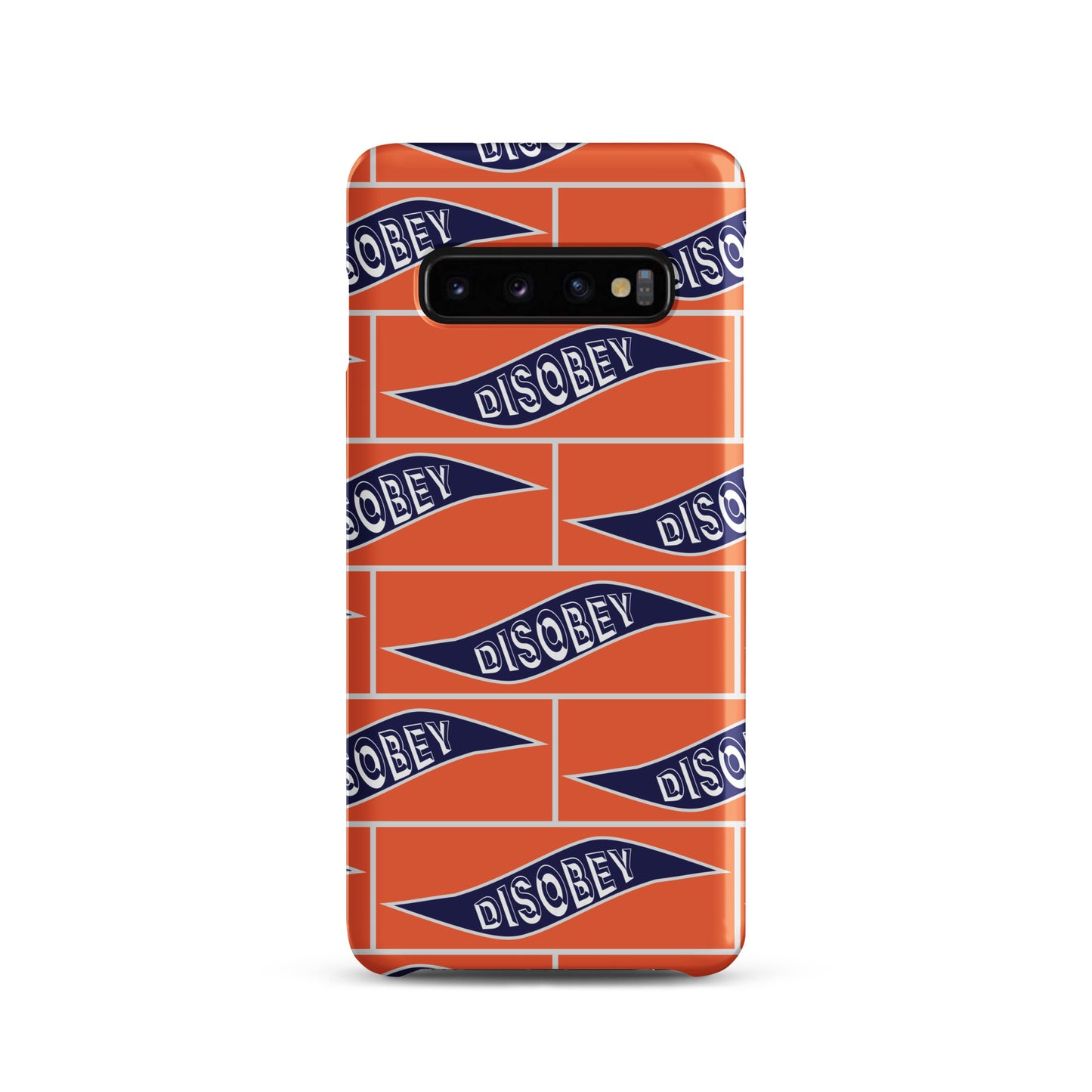 Snap case for Samsung® Kukloso Disobey Orange - Free Shipping