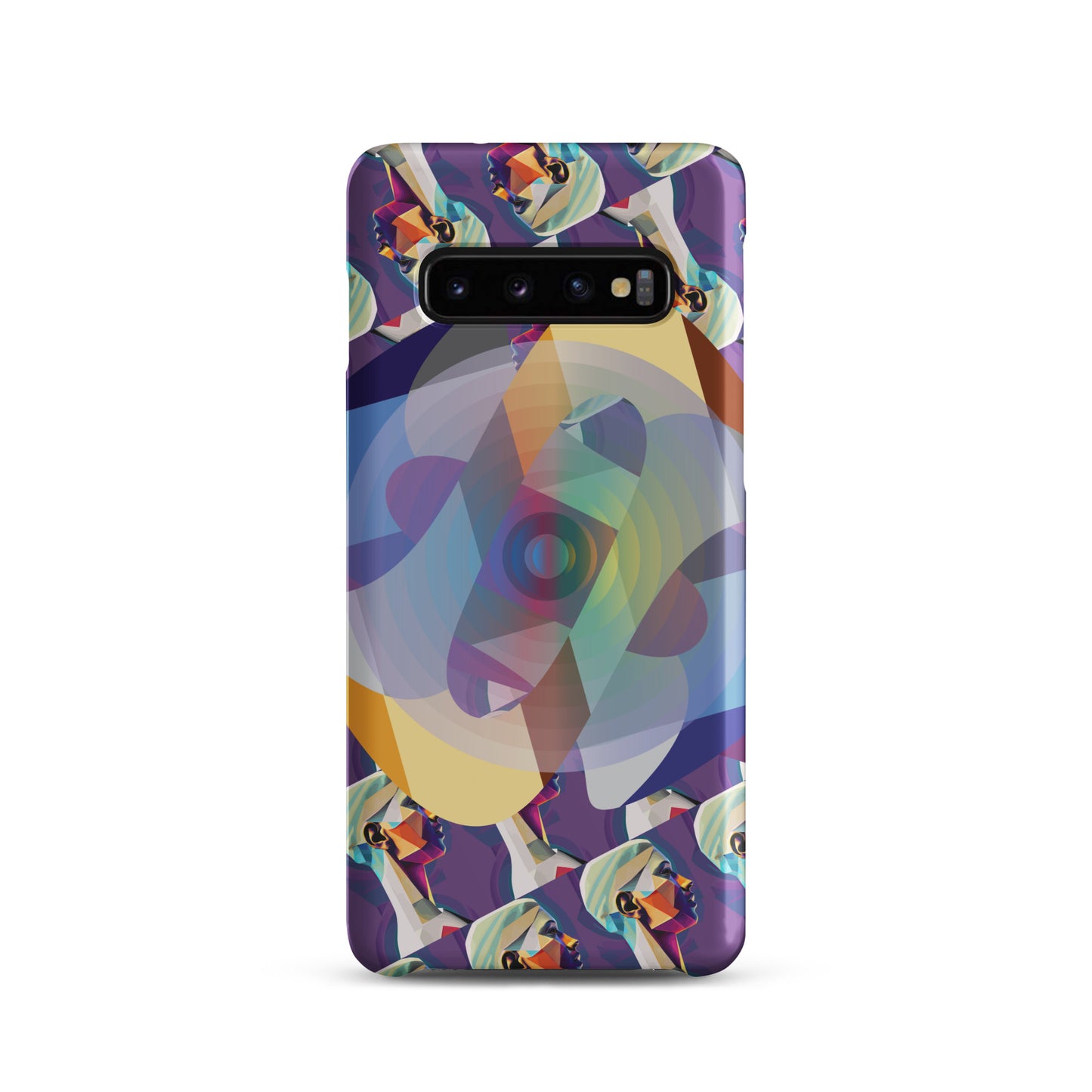 Snap case for Samsung® Kukloso Cubist Face Collage No 1 - Free