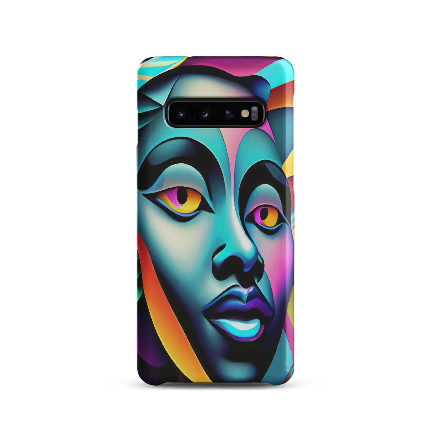 Snap case for Samsung® Kukloso Cubist Faces No 2 - Free Shipping