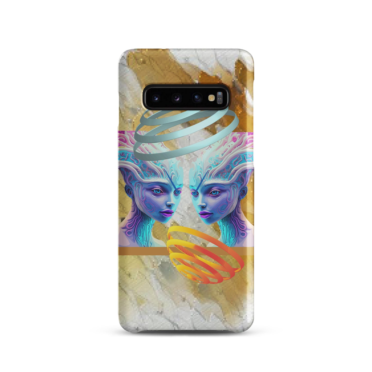 Snap case for Samsung® Kukloso Space Faces No 19 - Free Shipping - Free Shipping