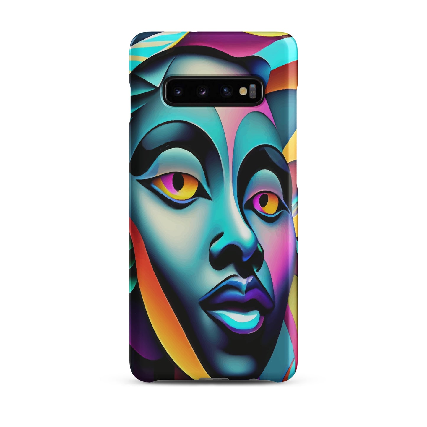 Snap case for Samsung® Kukloso Cubist Faces No 2 - Free Shipping