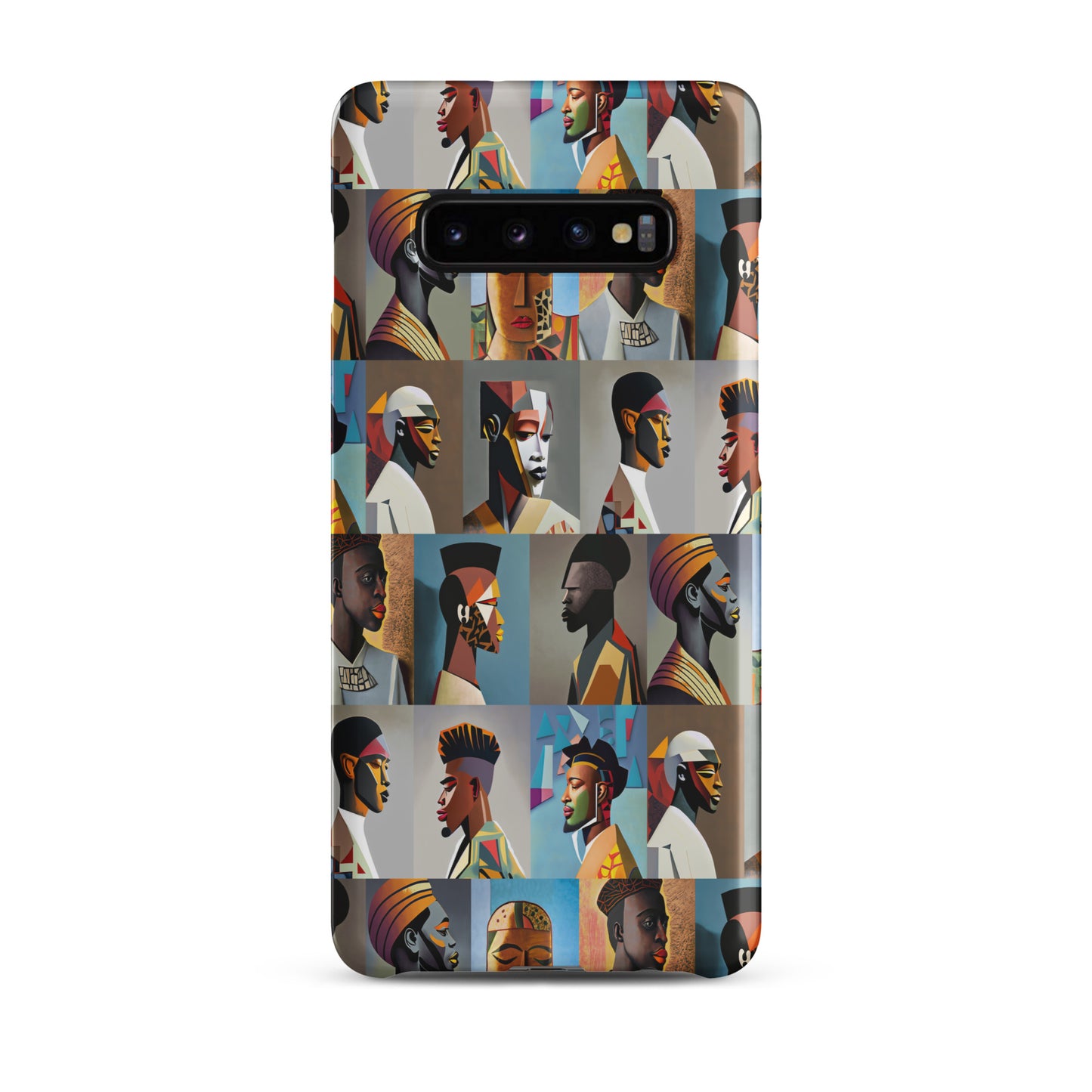 Snap case for Samsung® Kukloso Cubist Faces No 23 - Free Shipping