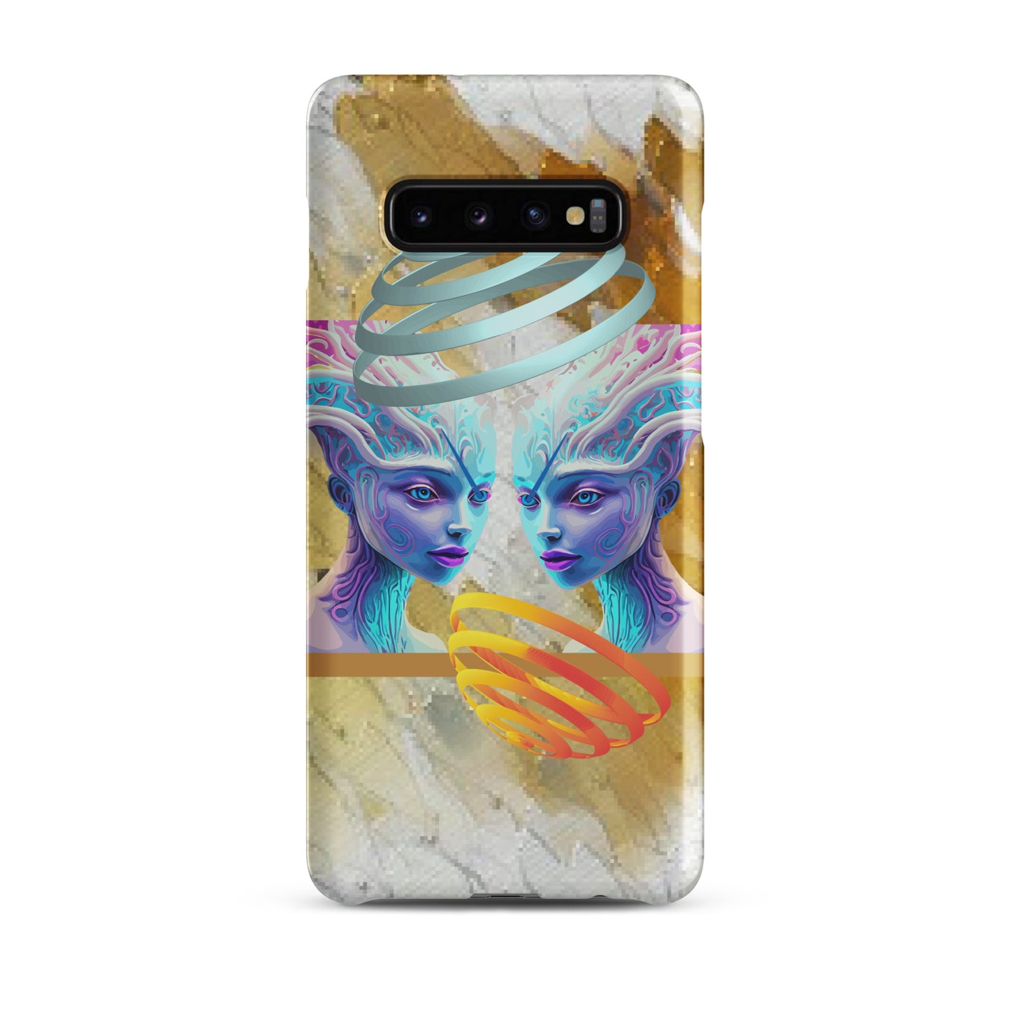 Snap case for Samsung® Kukloso Space Faces No 19 - Free Shipping - Free Shipping