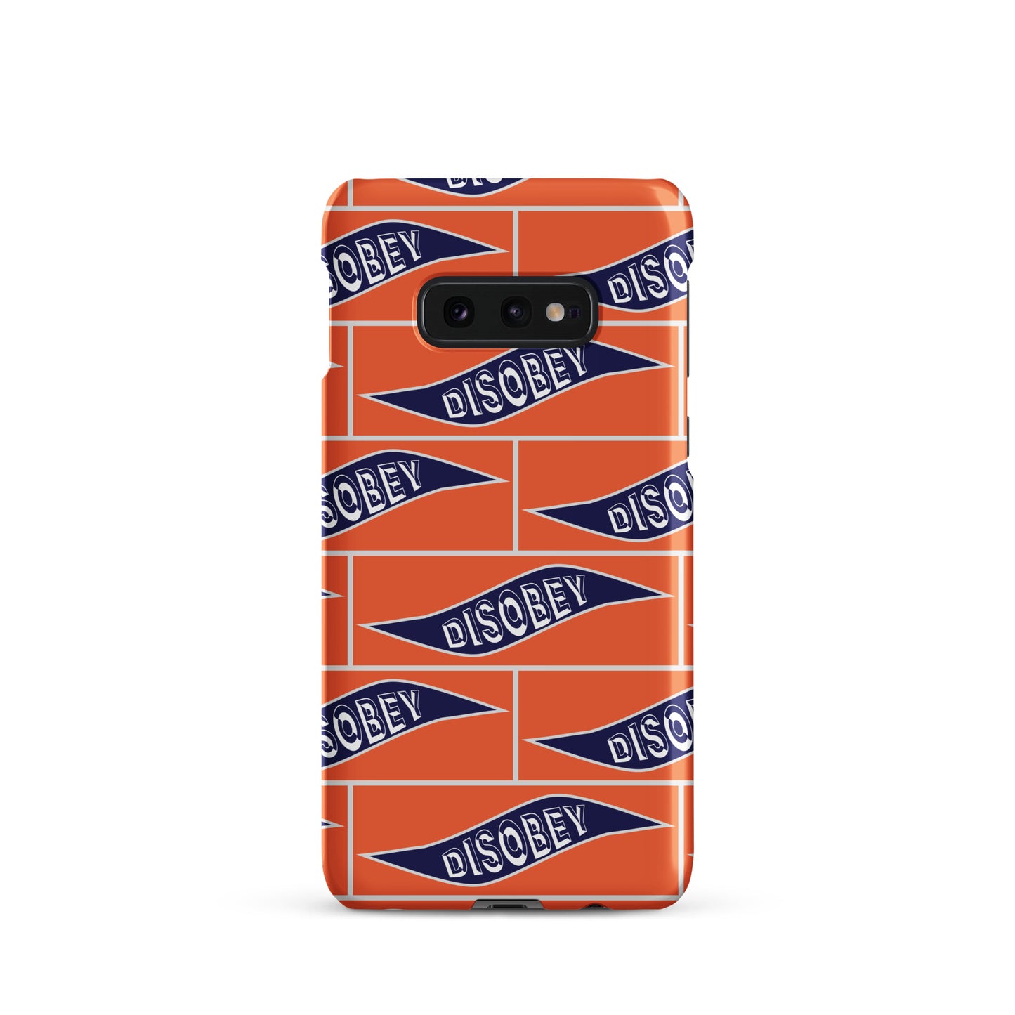 Snap case for Samsung® Kukloso Disobey Orange - Free Shipping