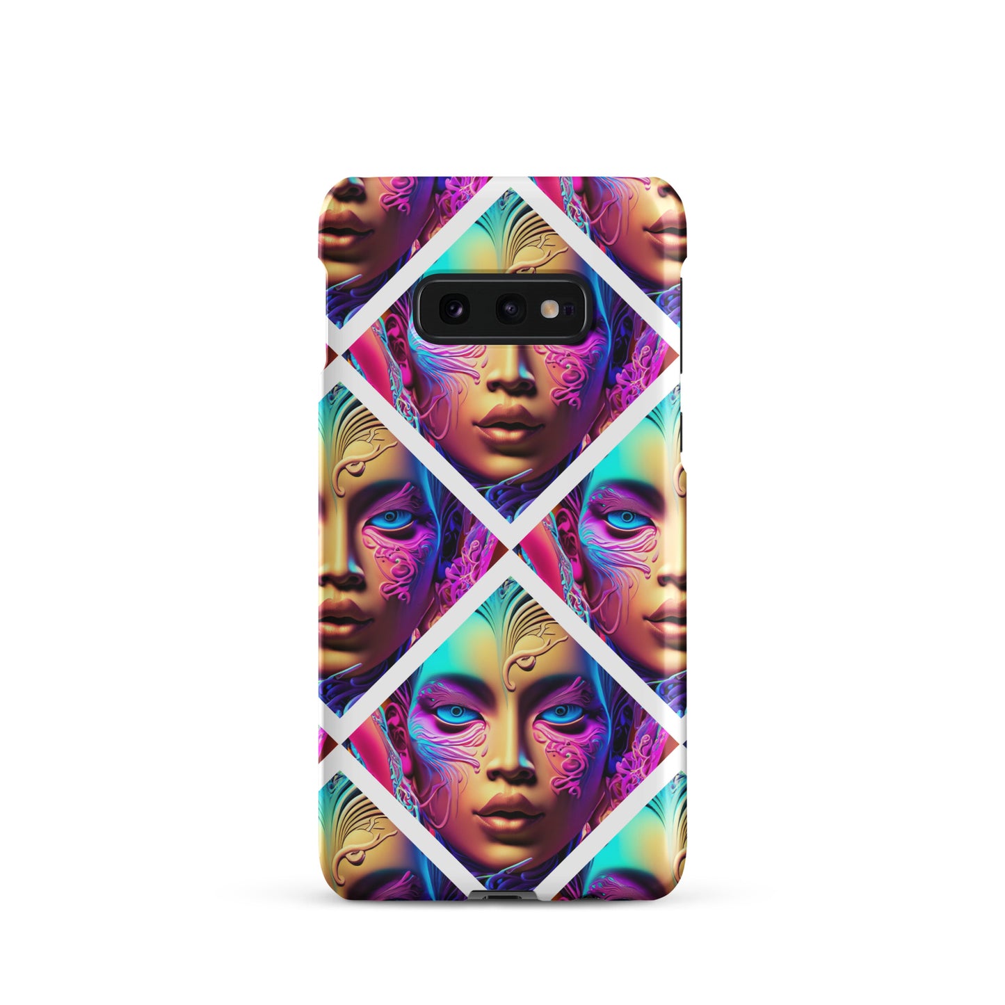 Snap case for Samsung® Kukloso Space Faces No 6 - Free Shipping