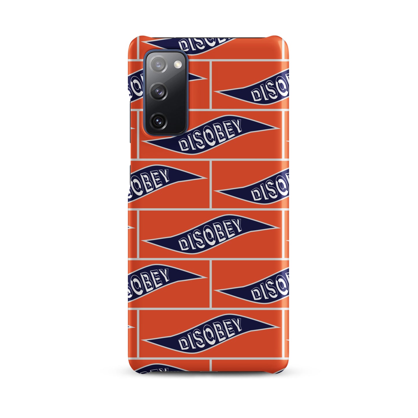 Snap case for Samsung® Kukloso Disobey Orange - Free Shipping