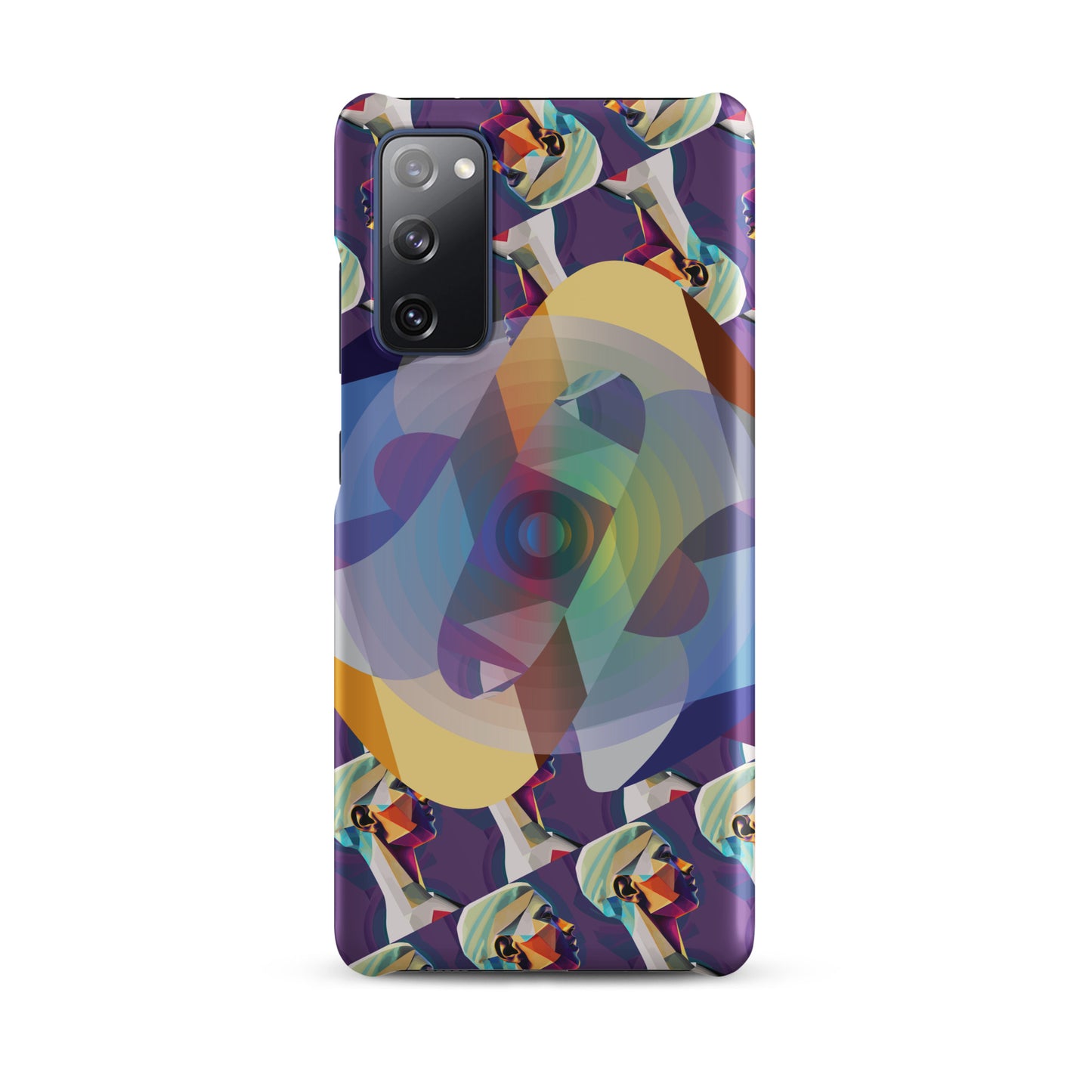 Snap case for Samsung® Kukloso Cubist Face Collage No 1 - Free