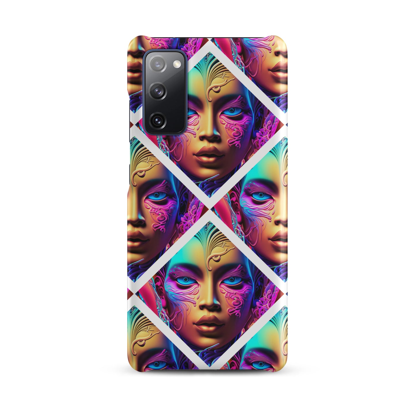 Snap case for Samsung® Kukloso Space Faces No 6 - Free Shipping