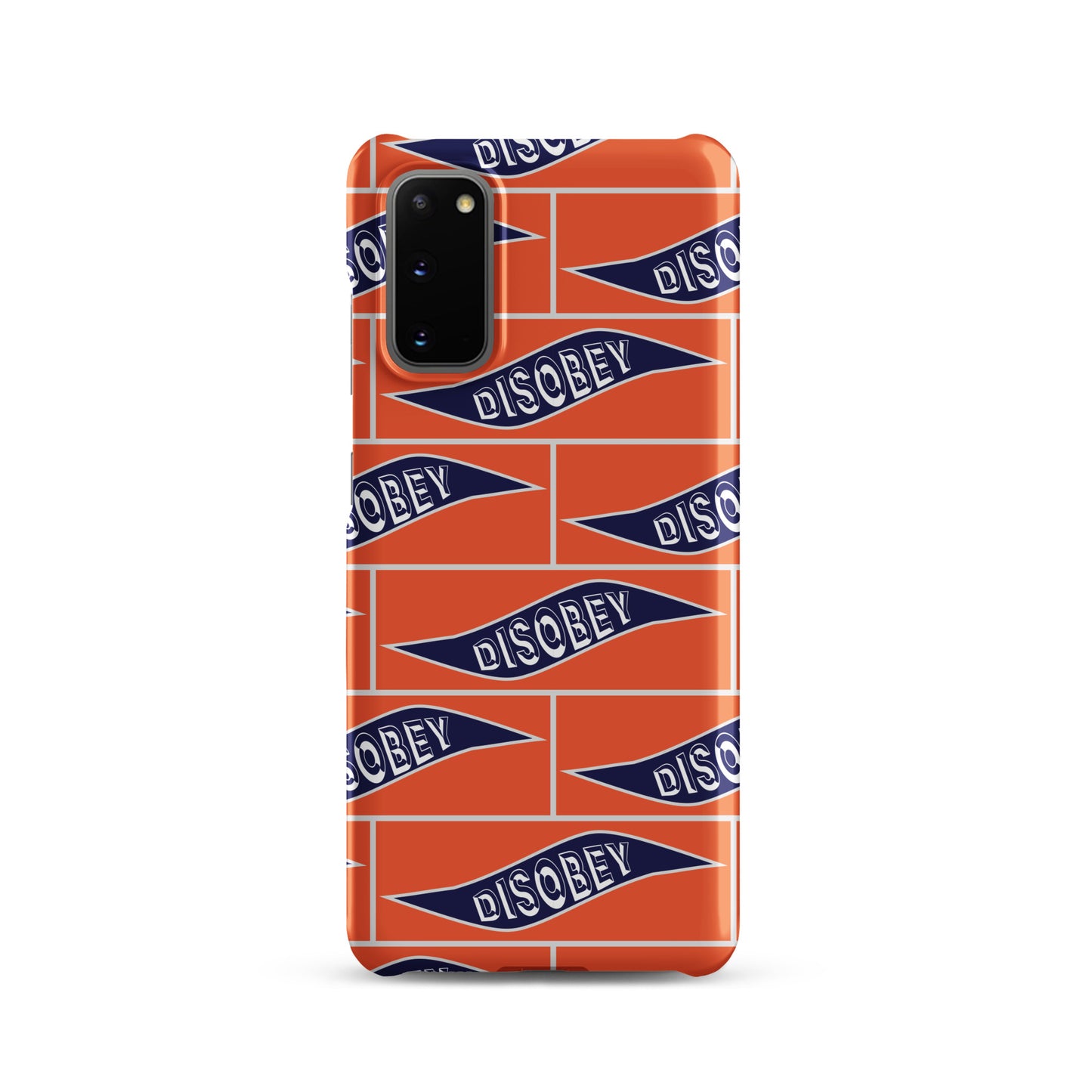 Snap case for Samsung® Kukloso Disobey Orange - Free Shipping