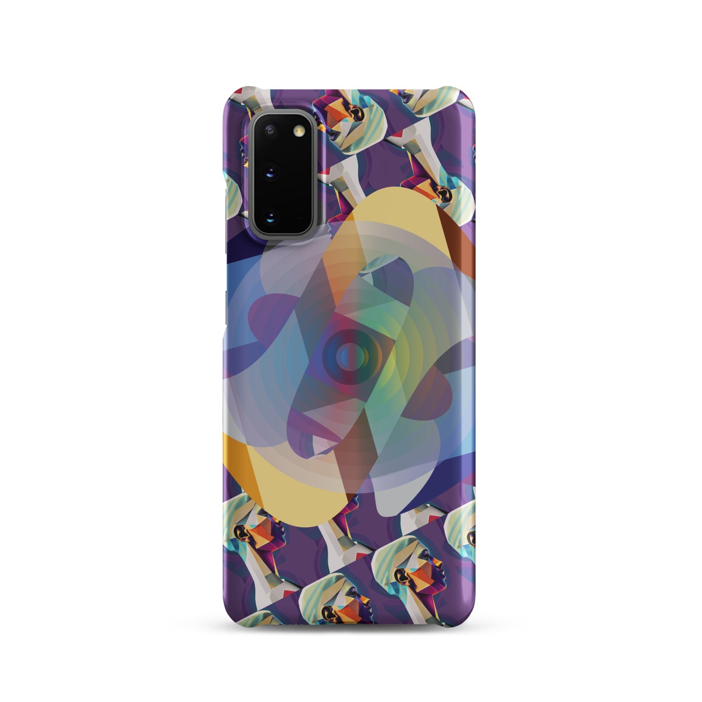 Snap case for Samsung® Kukloso Cubist Face Collage No 1 - Free