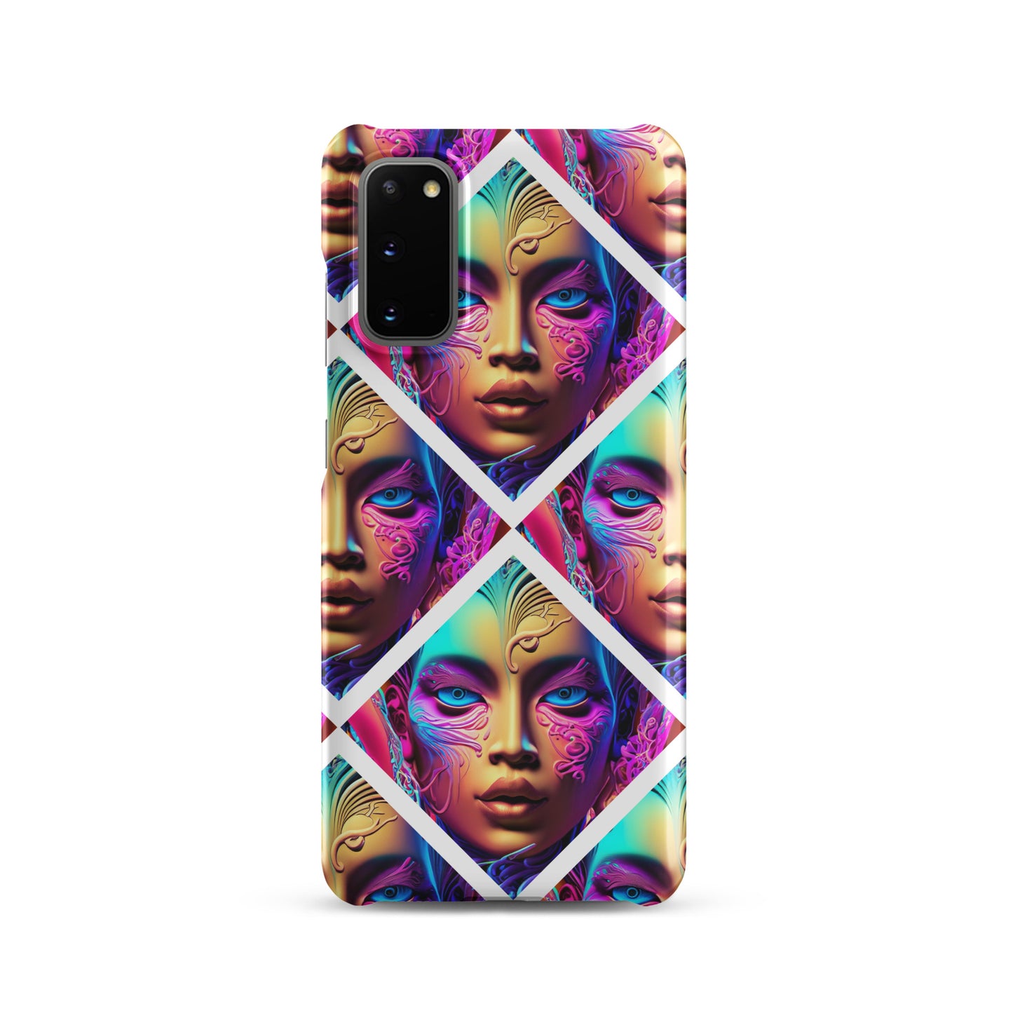 Snap case for Samsung® Kukloso Space Faces No 6 - Free Shipping