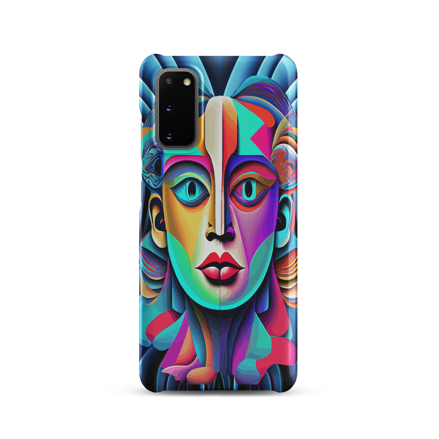 Snap case for Samsung® Kukloso Cubist Faces No 39 - Free Shipping