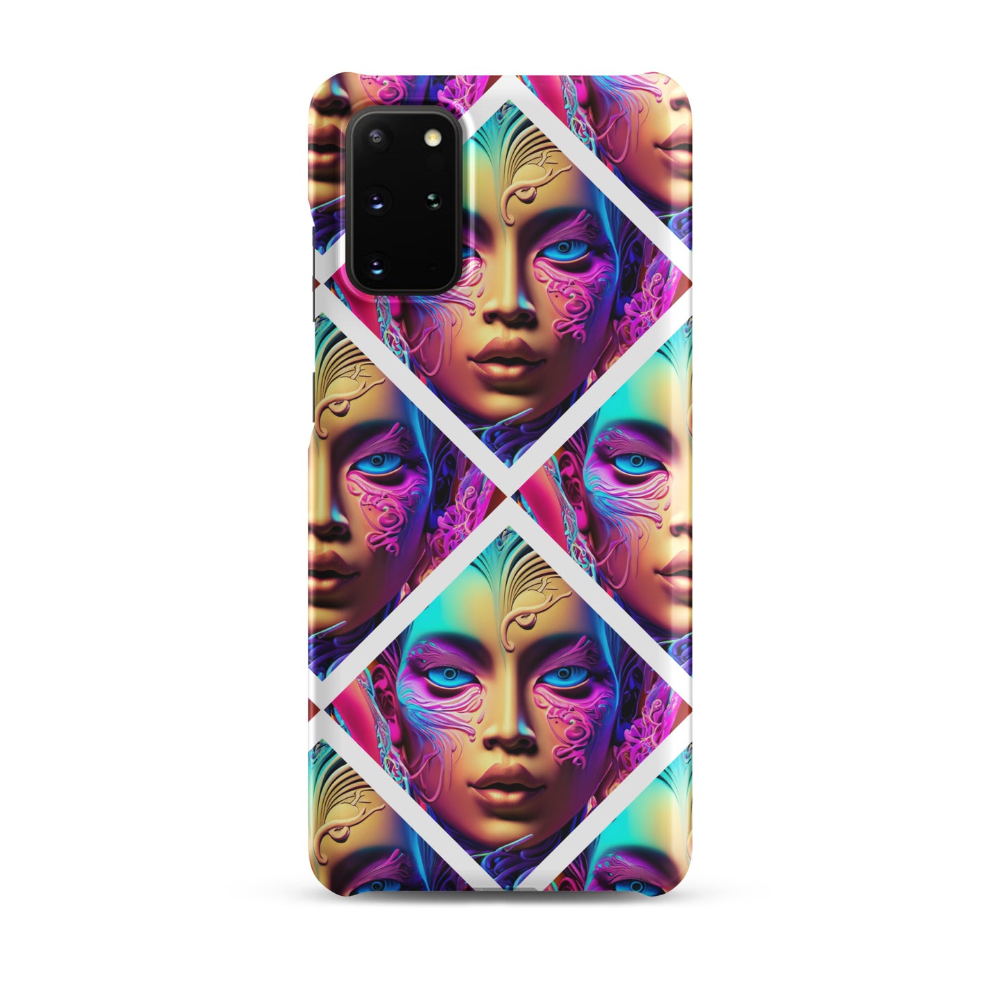 Snap case for Samsung® Kukloso Space Faces No 6 - Free Shipping