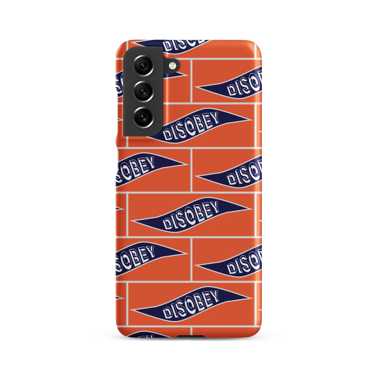 Snap case for Samsung® Kukloso Disobey Orange - Free Shipping