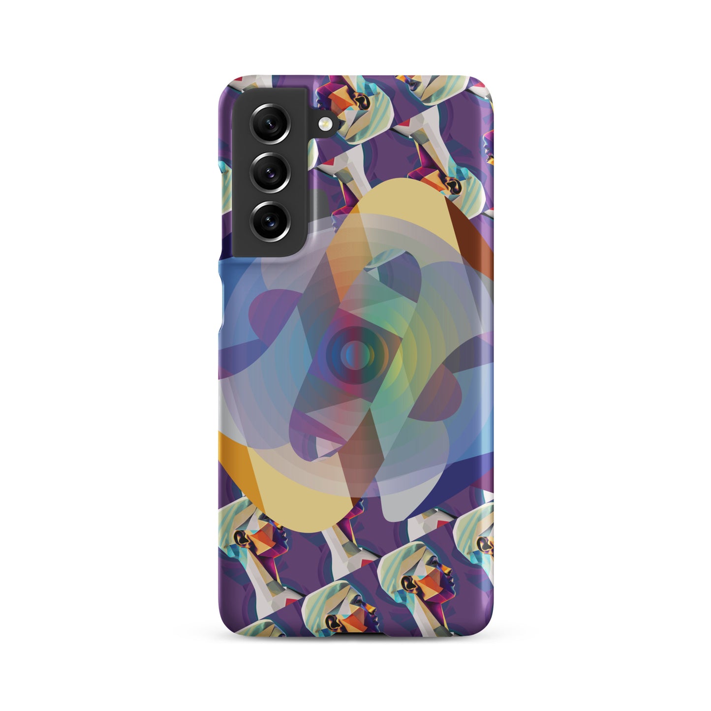 Snap case for Samsung® Kukloso Cubist Face Collage No 1 - Free