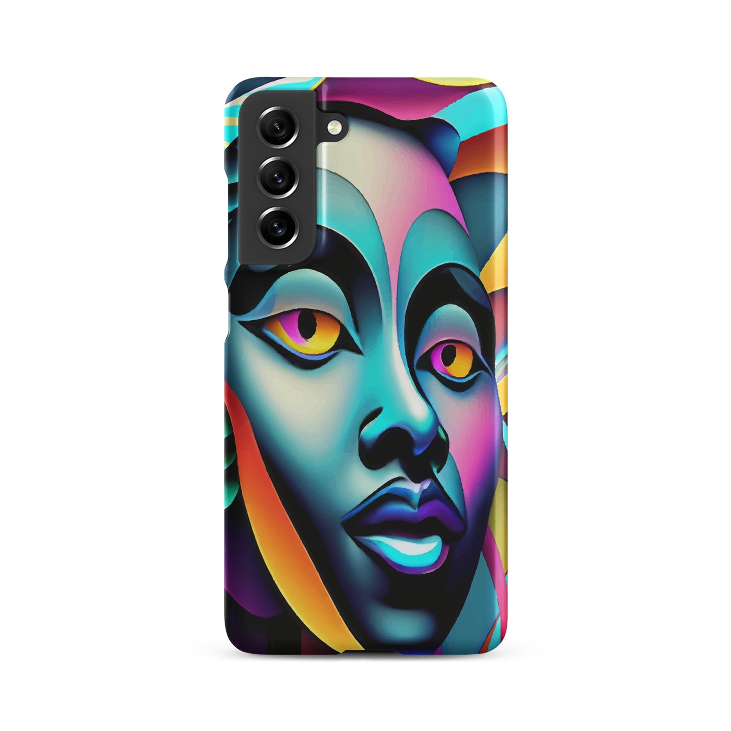 Snap case for Samsung® Kukloso Cubist Faces No 2 - Free Shipping