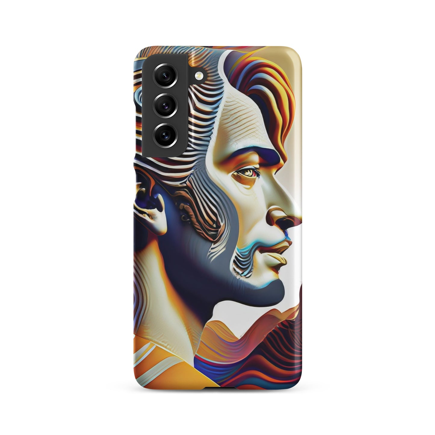 Snap case for Samsung® Kukloso Cubist Faces No 19 - Free Shipping