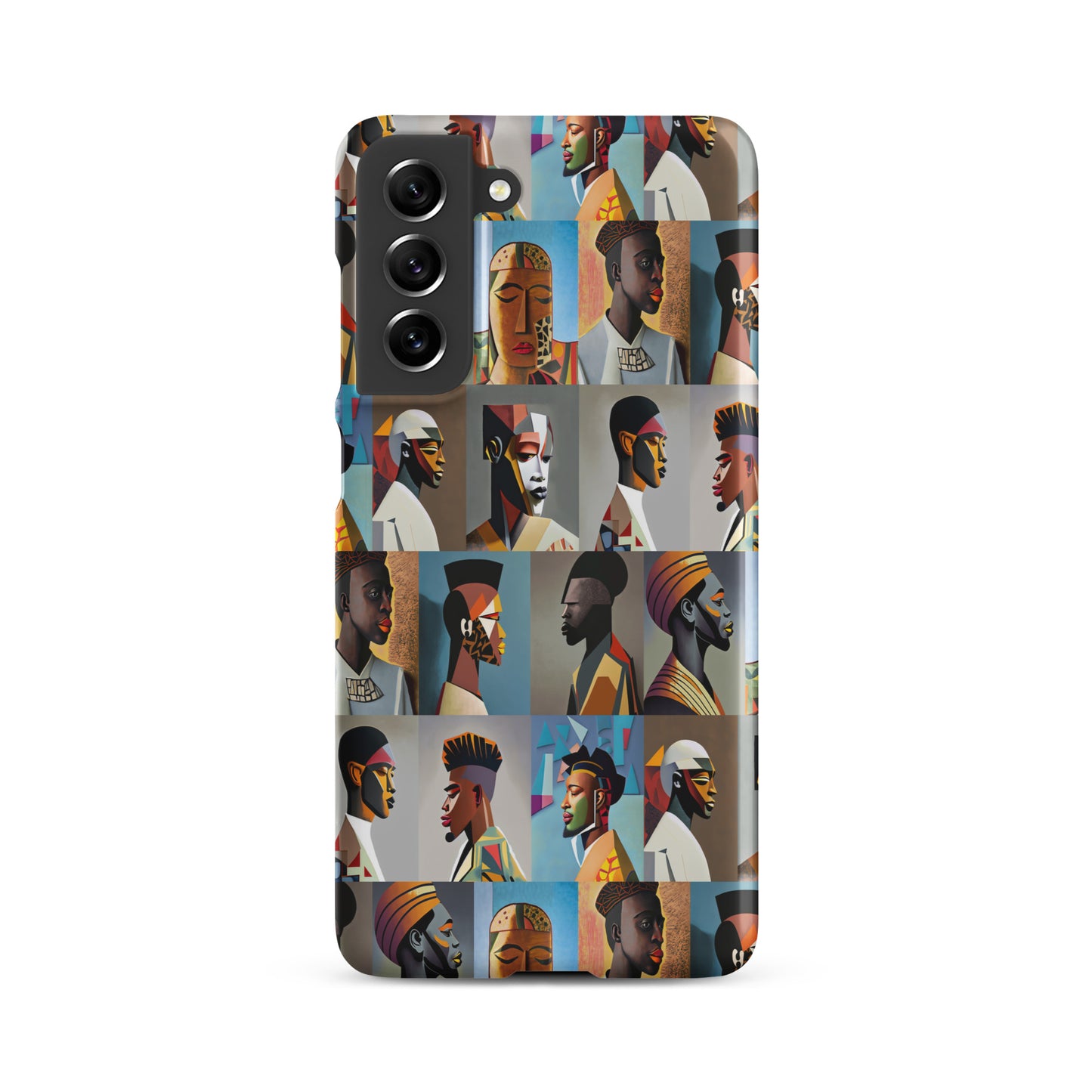 Snap case for Samsung® Kukloso Cubist Faces No 23 - Free Shipping