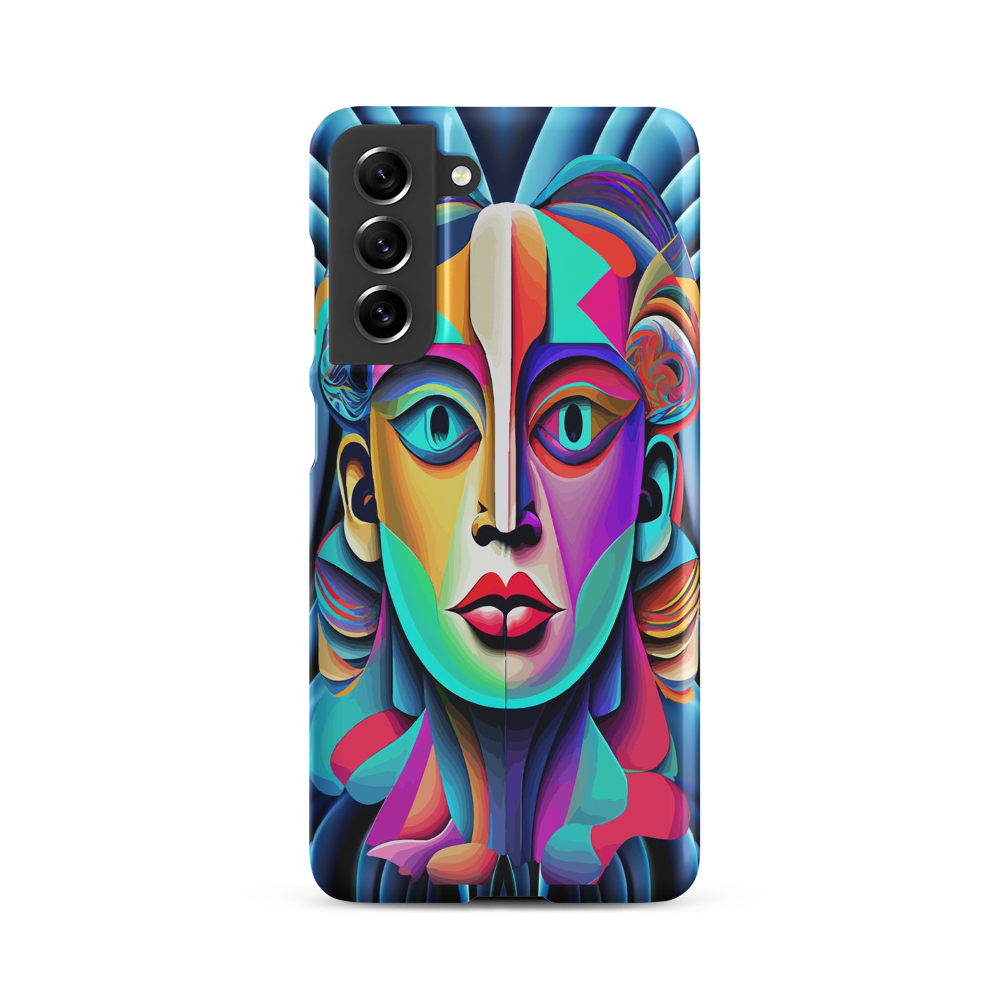 Snap case for Samsung® Kukloso Cubist Faces No 39 - Free Shipping