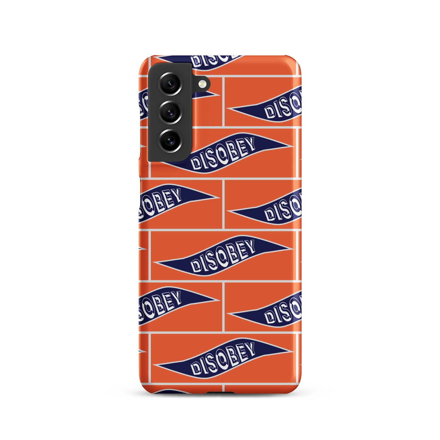 Snap case for Samsung® Kukloso Disobey Orange - Free Shipping