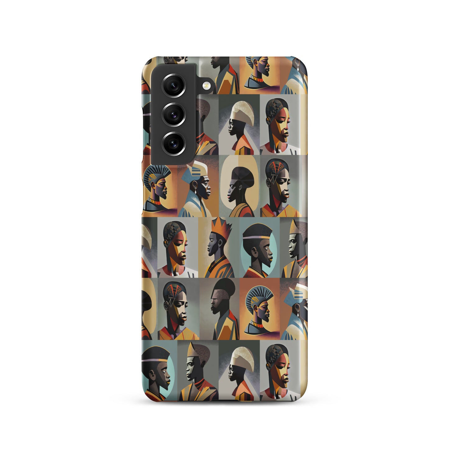 Snap case for Samsung® Kukloso Cubist Faces Collage No 24 - Free Shipping