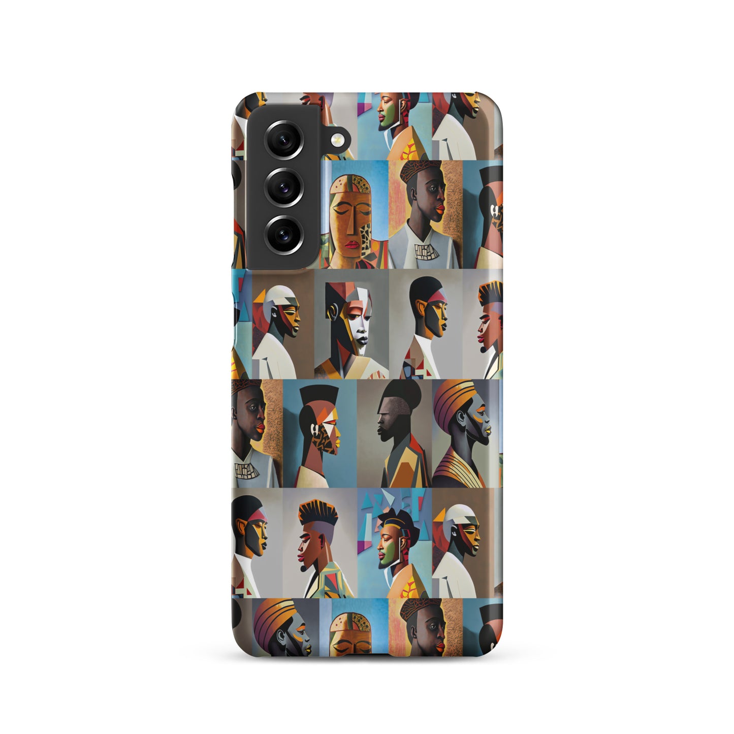 Snap case for Samsung® Kukloso Cubist Faces No 23 - Free Shipping