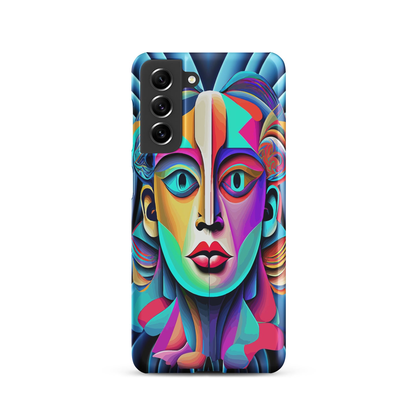 Snap case for Samsung® Kukloso Cubist Faces No 39 - Free Shipping