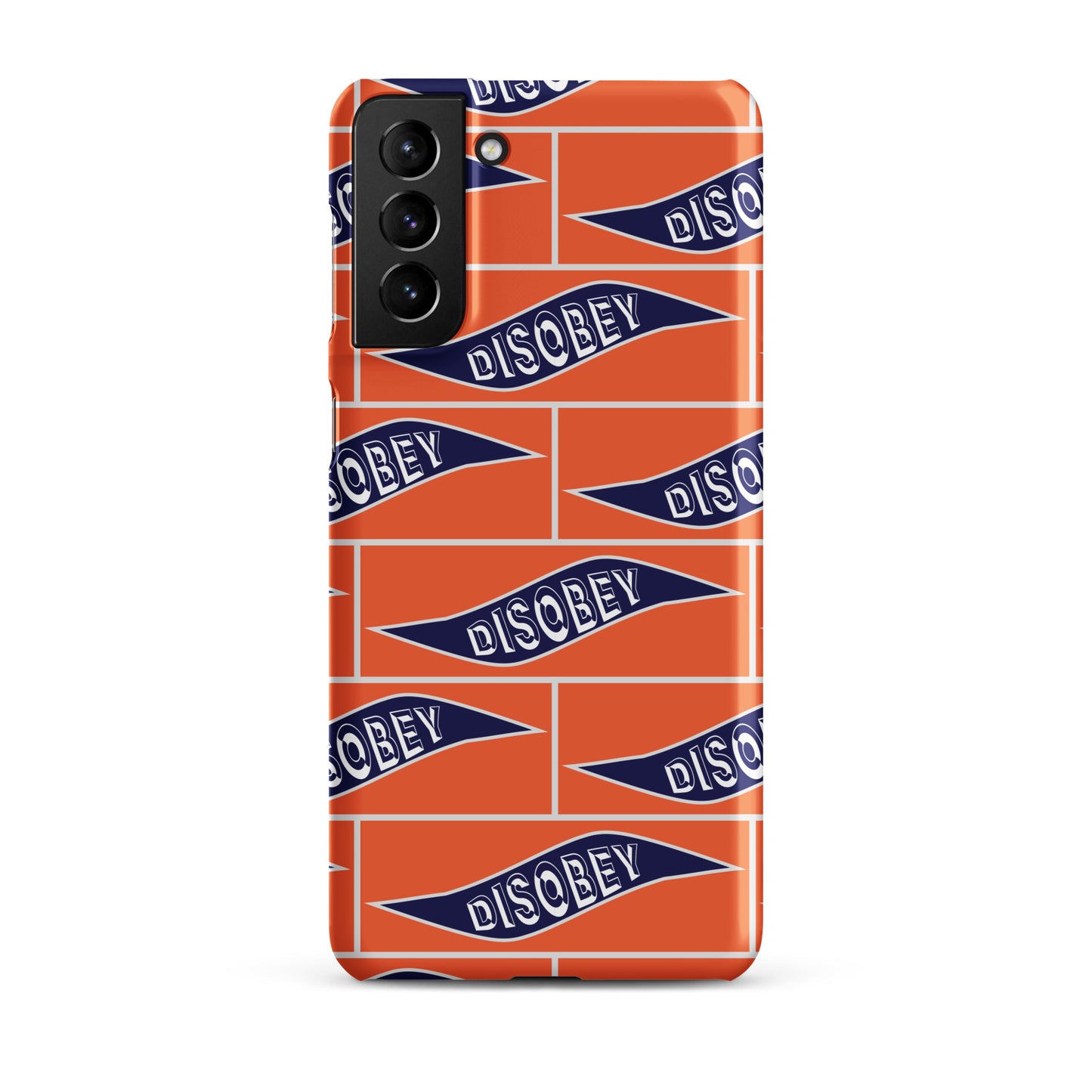 Snap case for Samsung® Kukloso Disobey Orange - Free Shipping