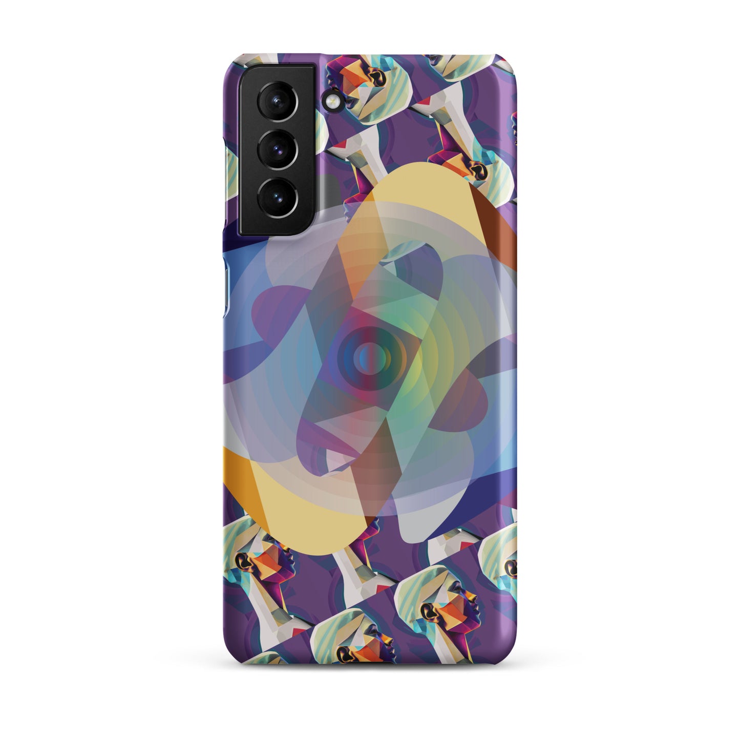 Snap case for Samsung® Kukloso Cubist Face Collage No 1 - Free