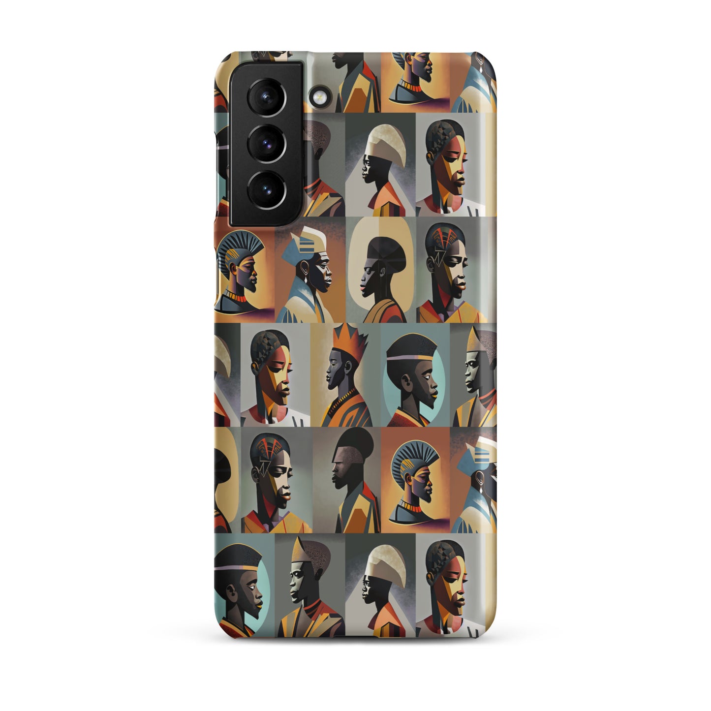 Snap case for Samsung® Kukloso Cubist Faces Collage No 24 - Free Shipping