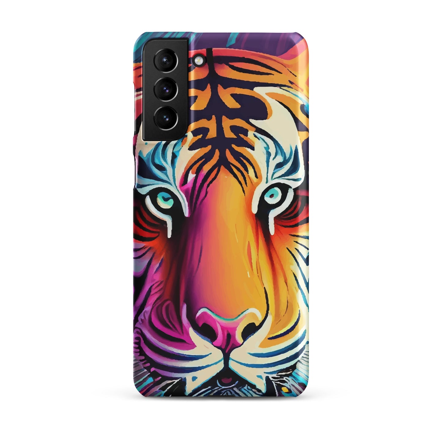 Snap case for Samsung® Kukloso Cubist Faces Mr. Tiger - Free Shipping