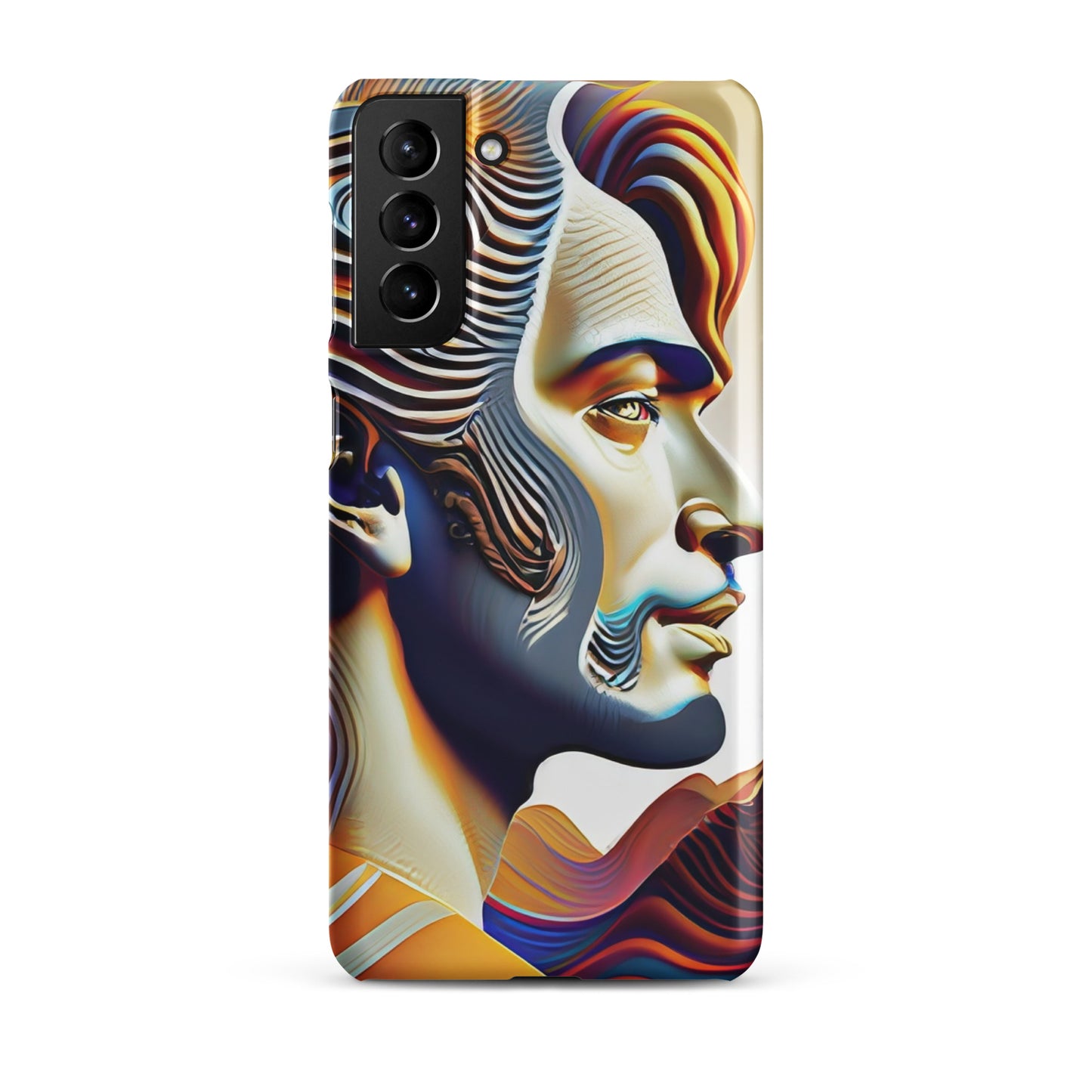 Snap case for Samsung® Kukloso Cubist Faces No 19 - Free Shipping