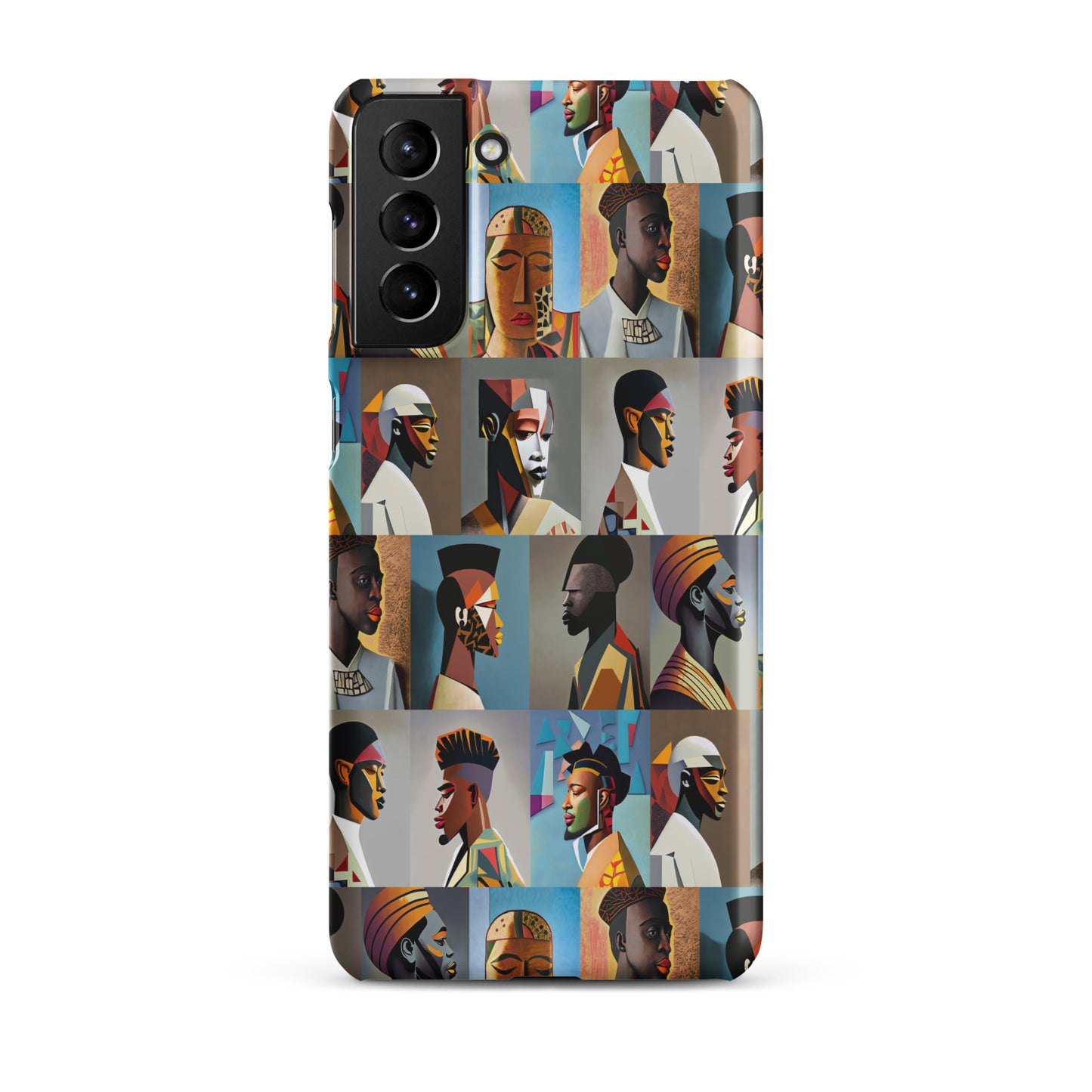 Snap case for Samsung® Kukloso Cubist Faces No 23 - Free Shipping