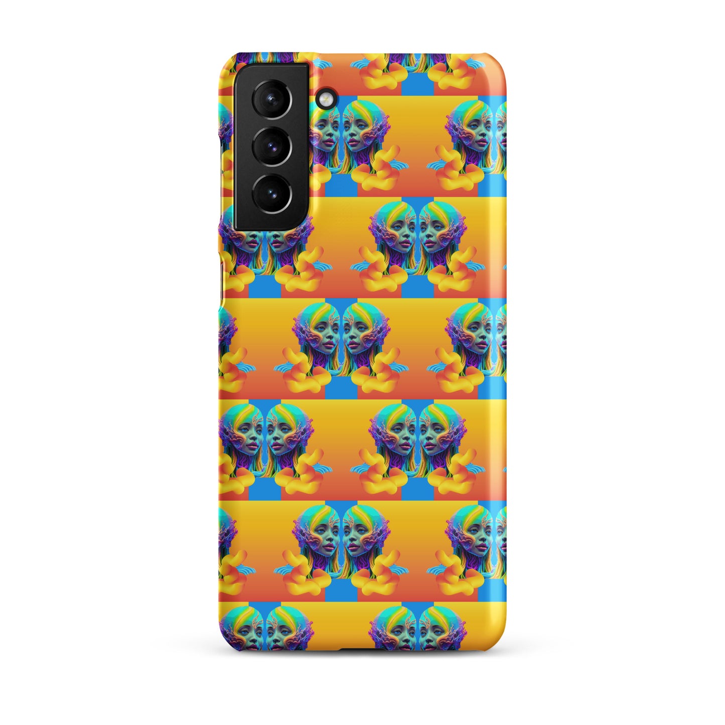 Snap case for Samsung® Kukloso Space Faces No 17 - Free Shipping - Free Shipping